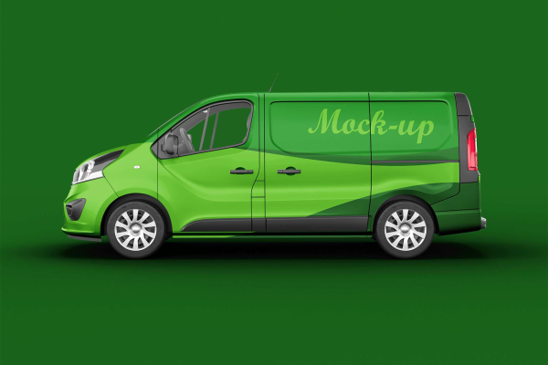 Opel Vivaro Van Mockup