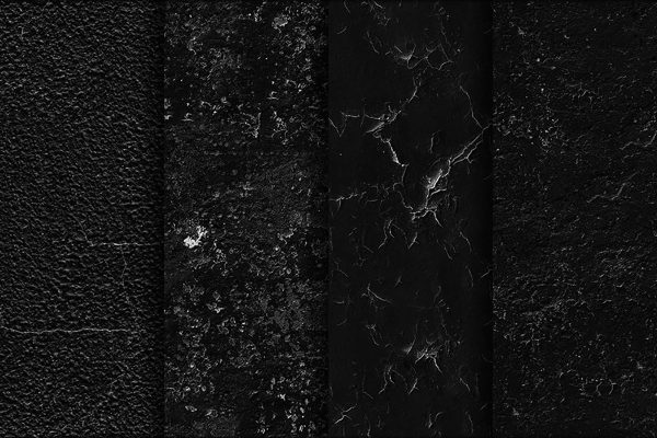 20 Black Wall Seamless Textures