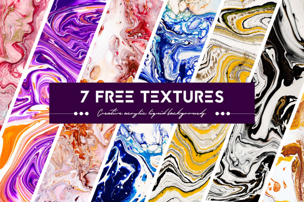 Acrylic Liquid Paint Textures