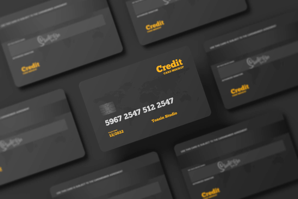 Credit Cards Mockup