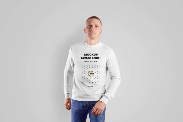 Mens Sweatshirt Mockup