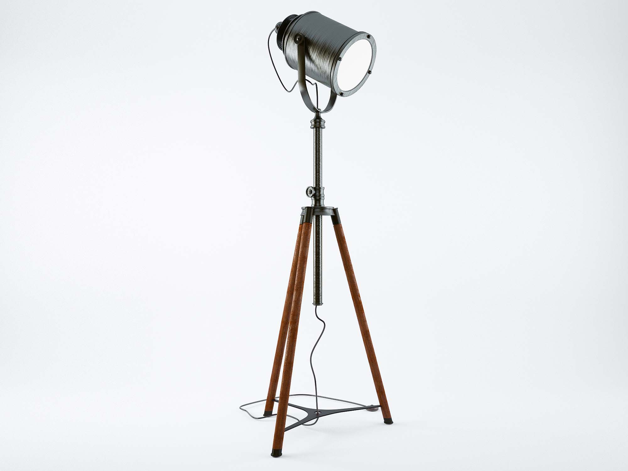 Tripod Floor Lamp 3D Model