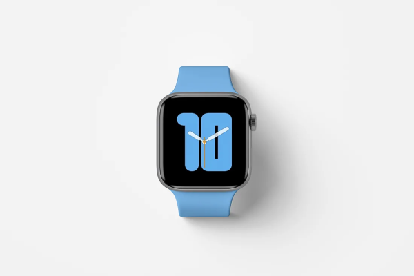 Top View Apple Watch Series 5 Mockup