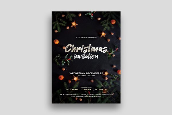 Christmas Invitation Template