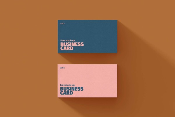 Matte Business Card Mockup