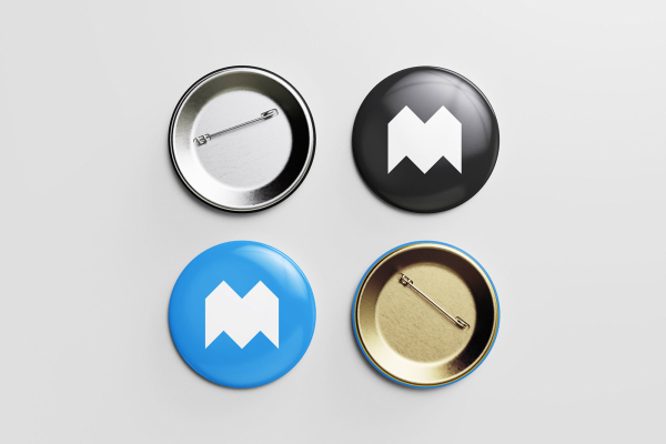 4 Pin Button Mockups