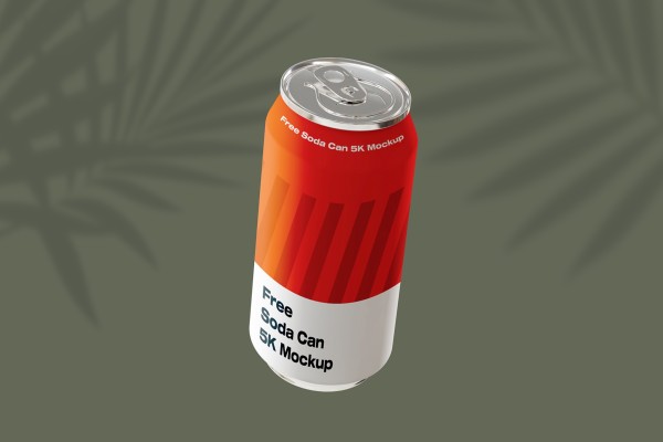 Soda Can Mockup