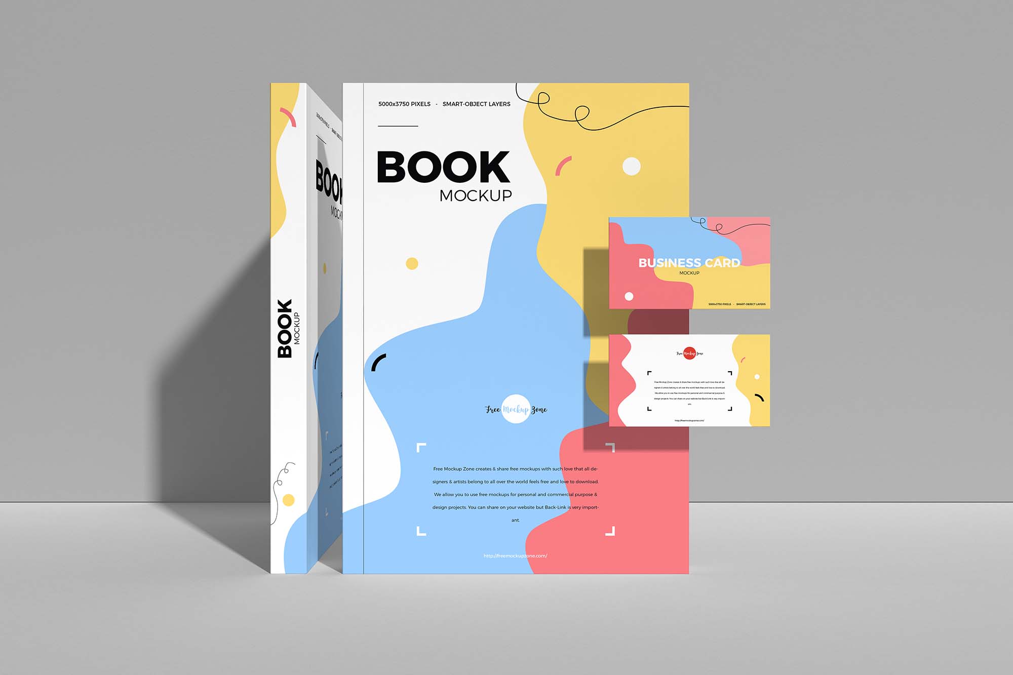 Business Book Card Mockup