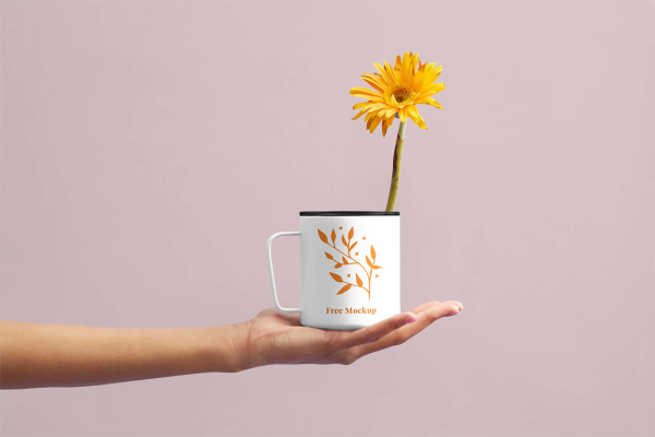 Flower Cup Mockup