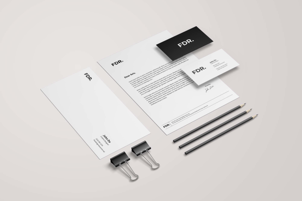 Minimalist Stationery Mockup