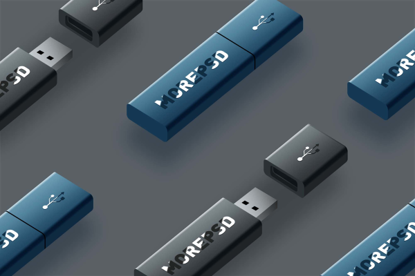Flash Drives Mockup