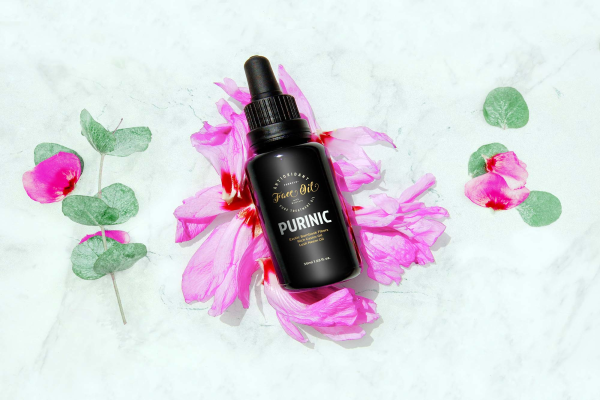 Facial Oil Bottle Mockup