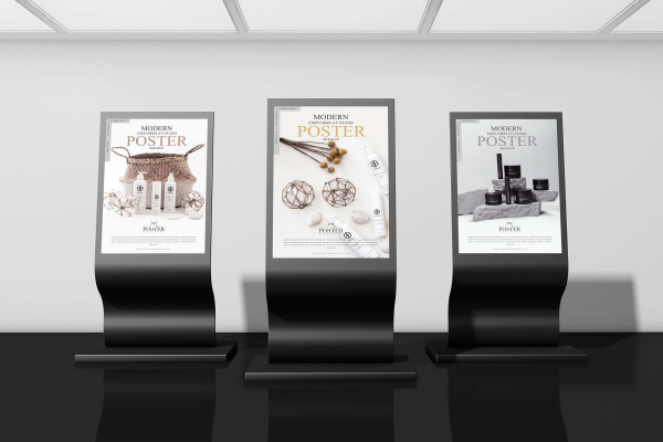 Expo Display Stand Poster Mockup