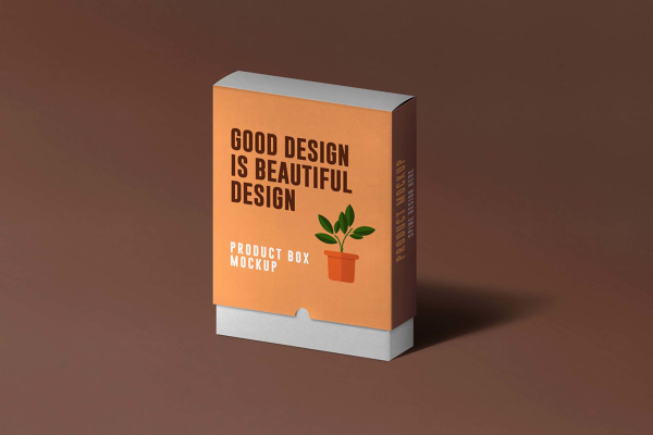 Slide Product Box Mockup