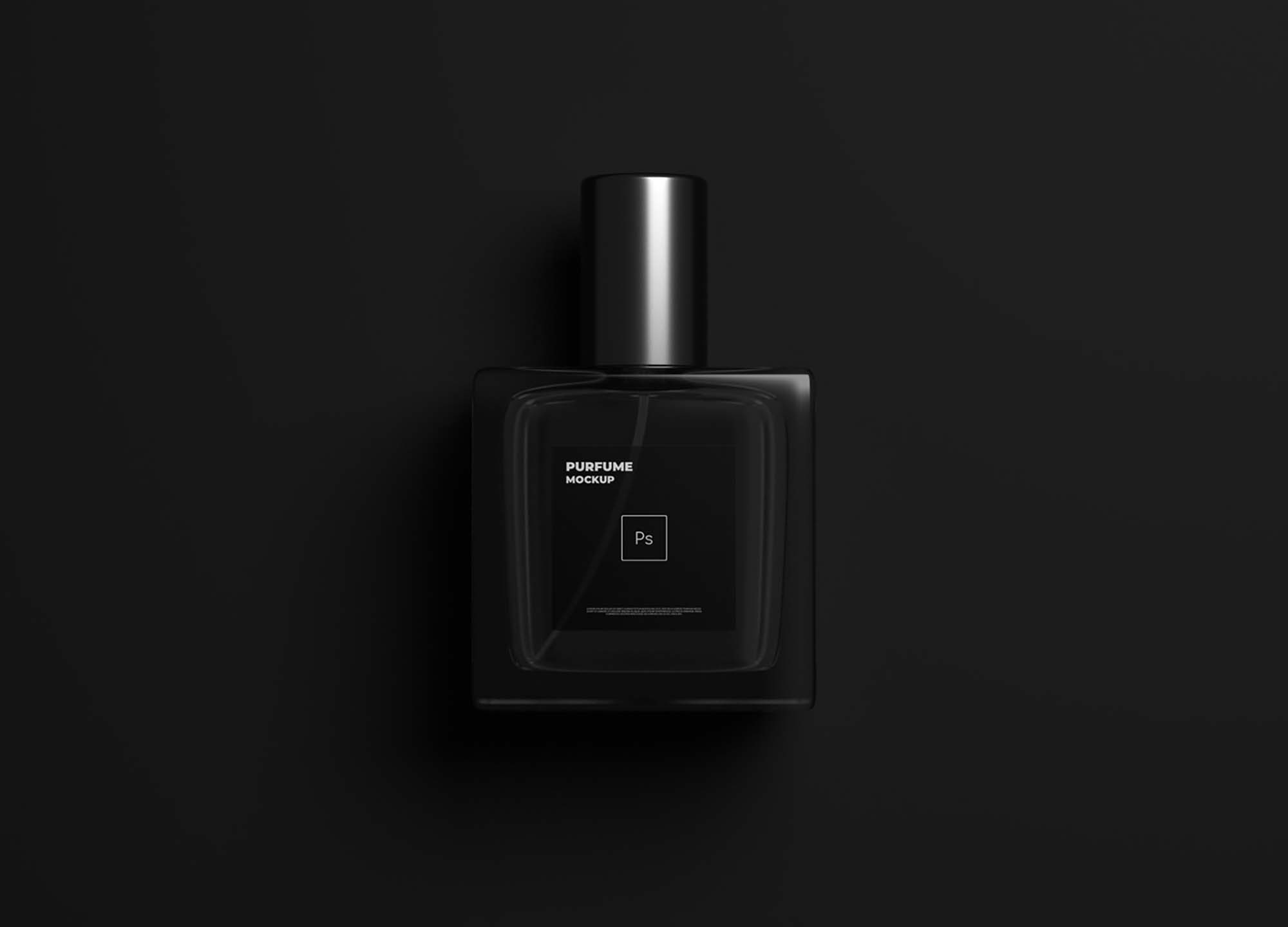 Dark Fashion Perfume Mockup