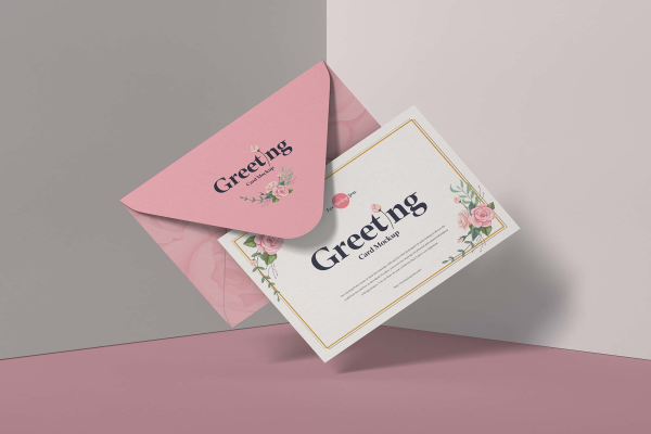 Beautiful Greeting Card Mockup