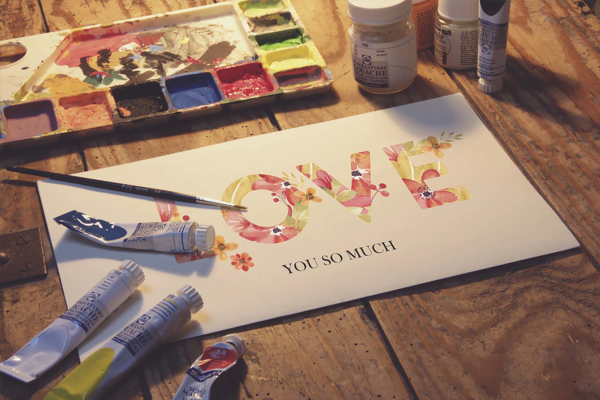 Painting Desk Mockup