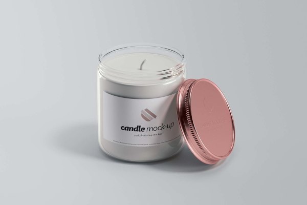 Branded Candle Mockup