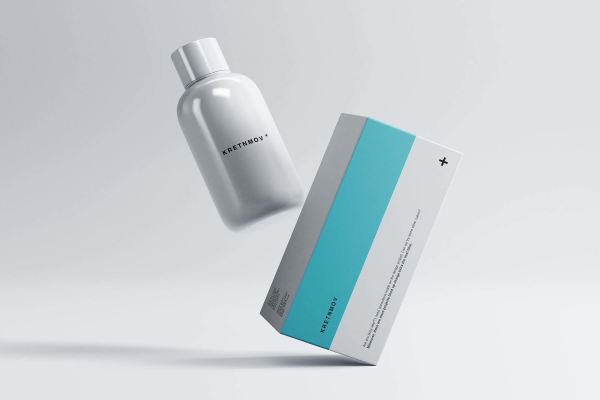 Simple Medical Packaging Mockup