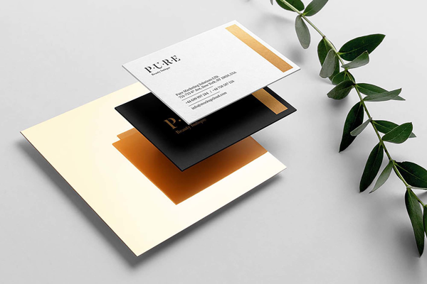 Layered Business Card Mockup