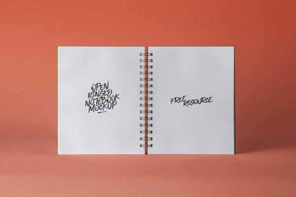 Open Sketchbook Mockup