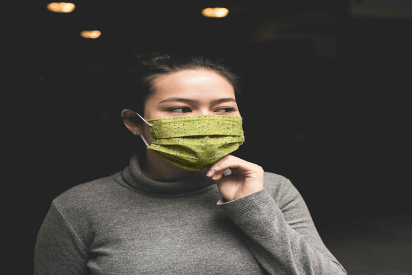 New Women Face Mask Mockup