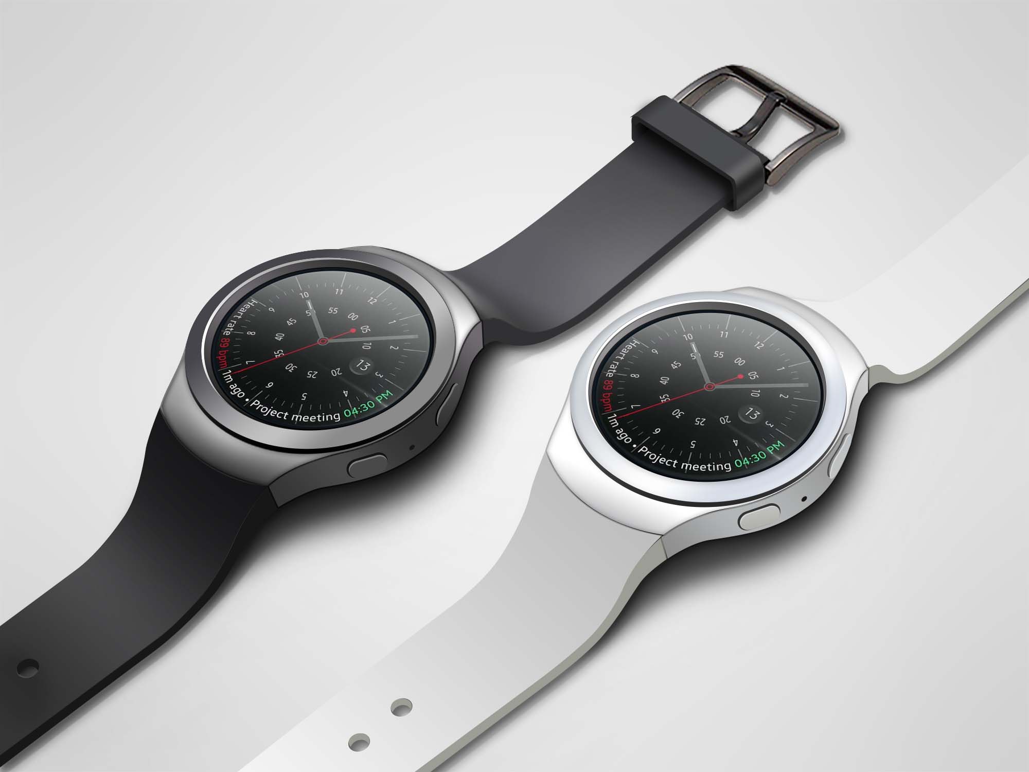 Samsung Gear S2 Watch Mockup