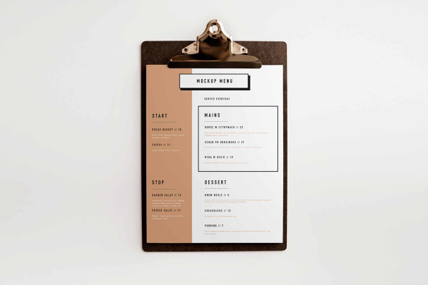 New Clipboard Menu Mockup