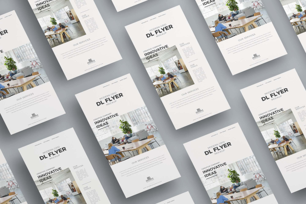 New Grid DL Flyer Mockup