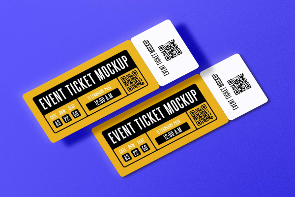 Event Tickets Mockup