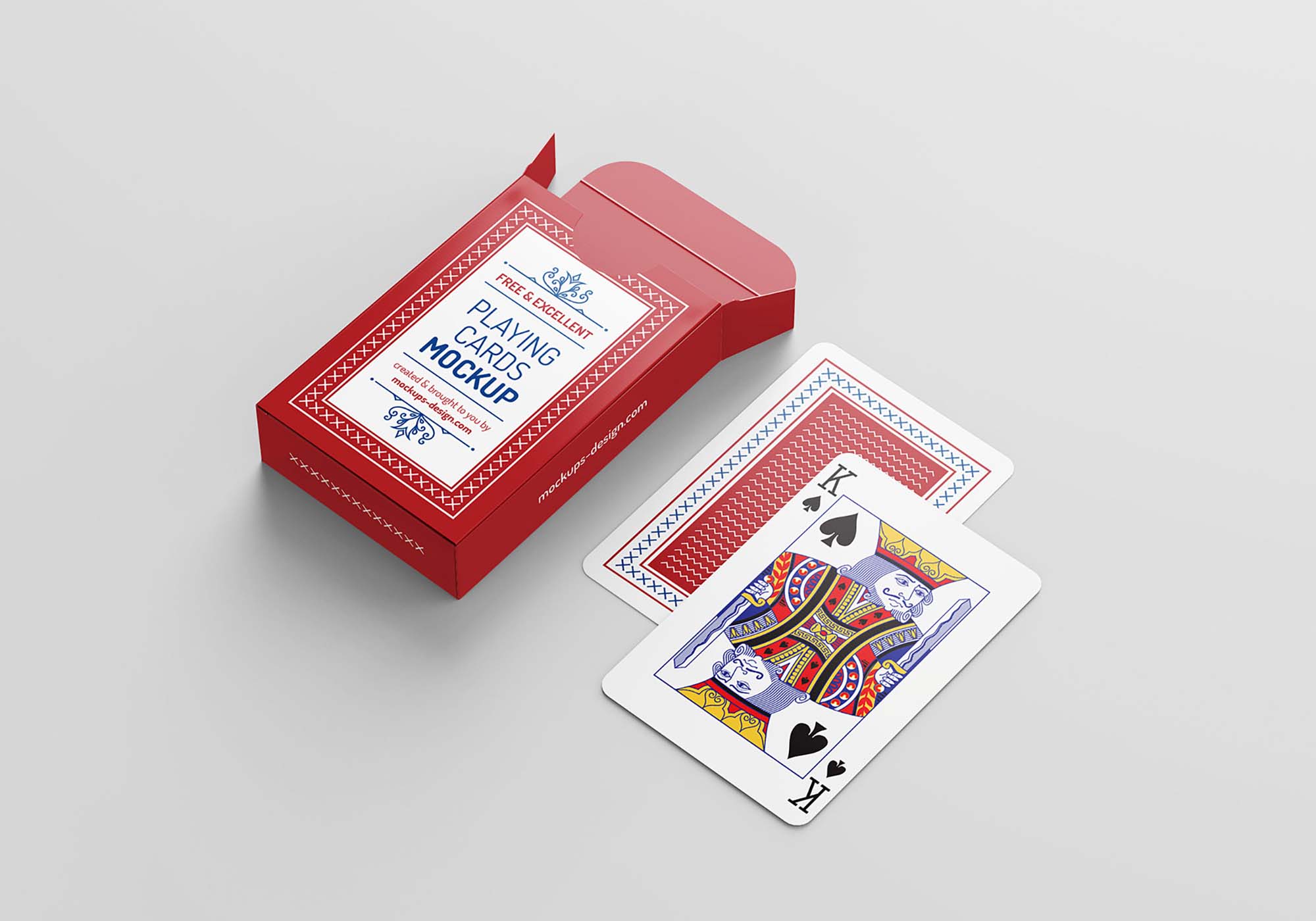 Classic Playing Cards Mockup
