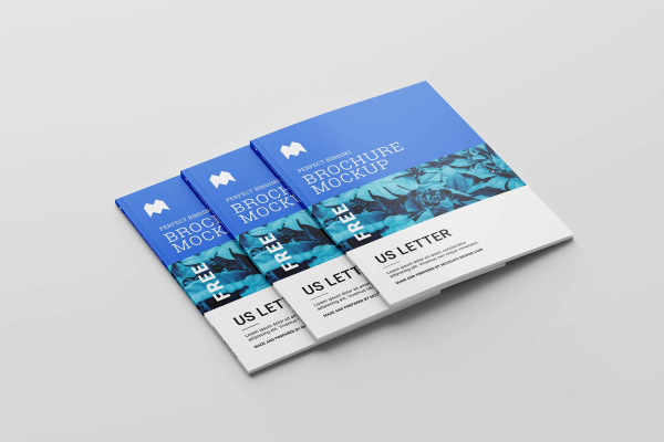 Best Binding Letter Brochure Mockup