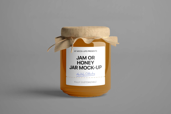 Sweet Jam Jar Mockup
