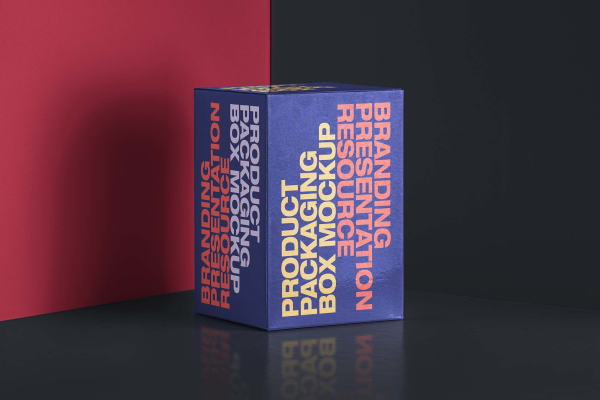 Packaging Rectangular Box Mockup