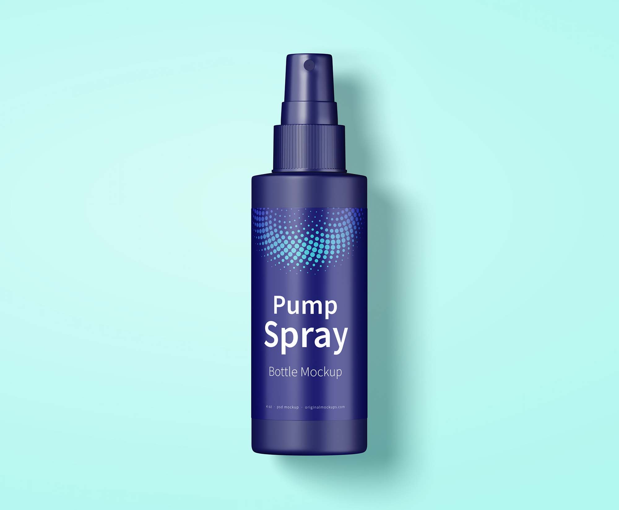 Pump Spray Bottle Mockup