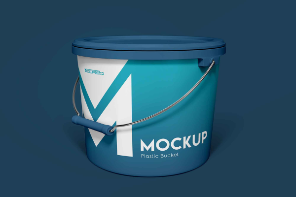 New Plastic Bucket Mockup
