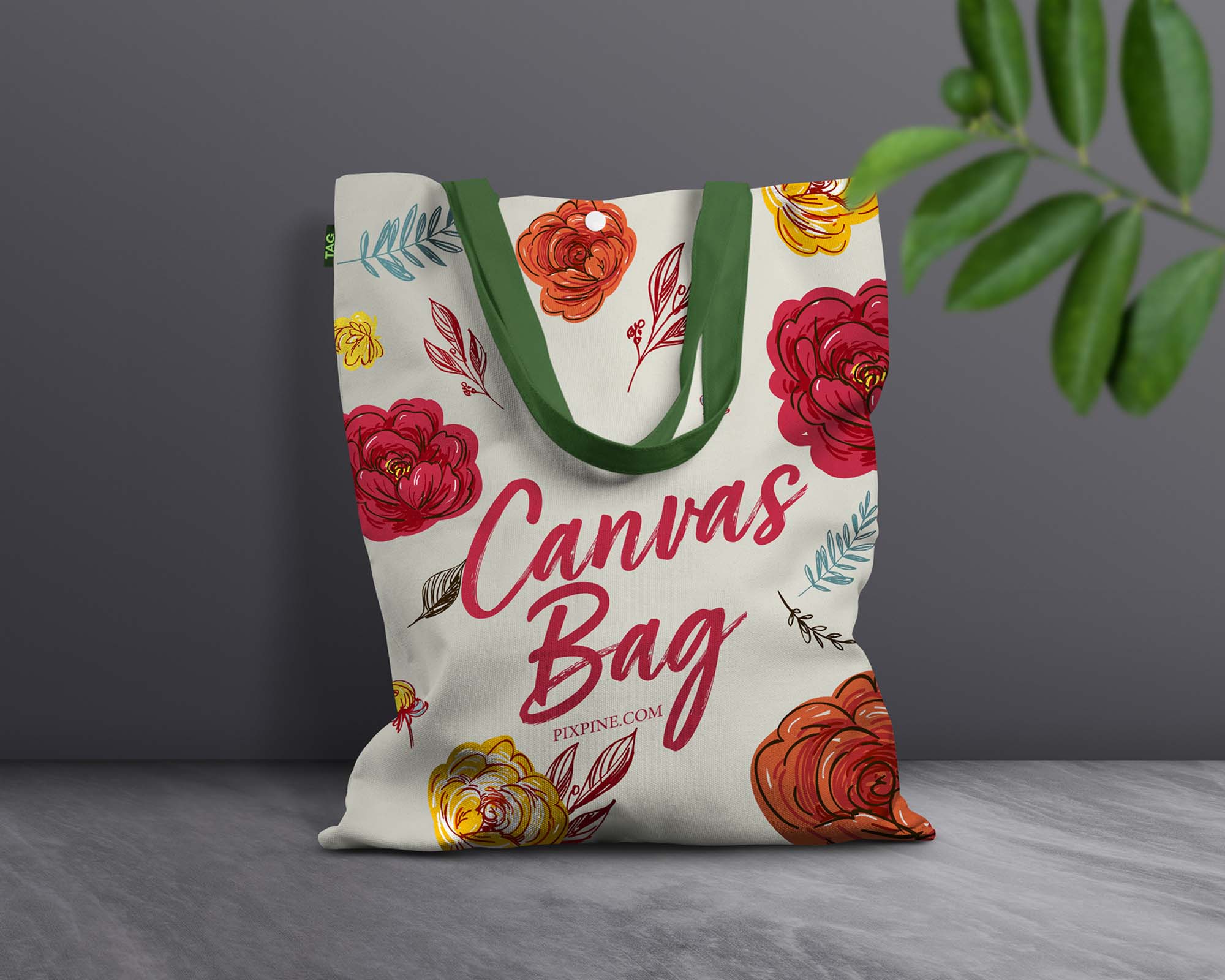 Eco Canvas Bag Mockup
