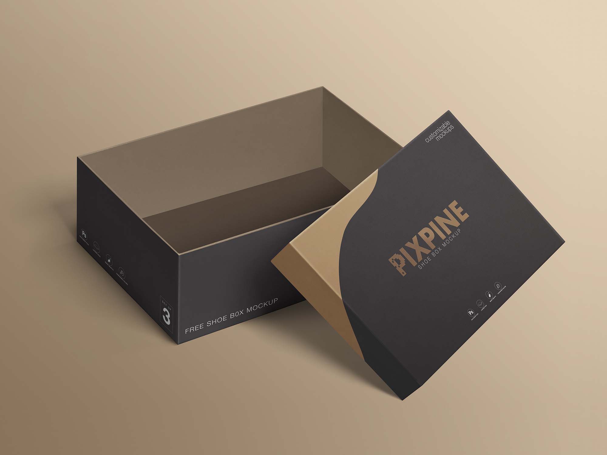 Nice Shoe Box Mockup