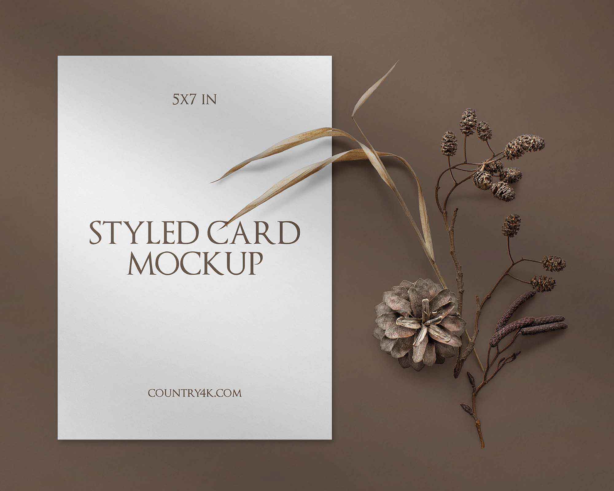 Styled Card Mockup