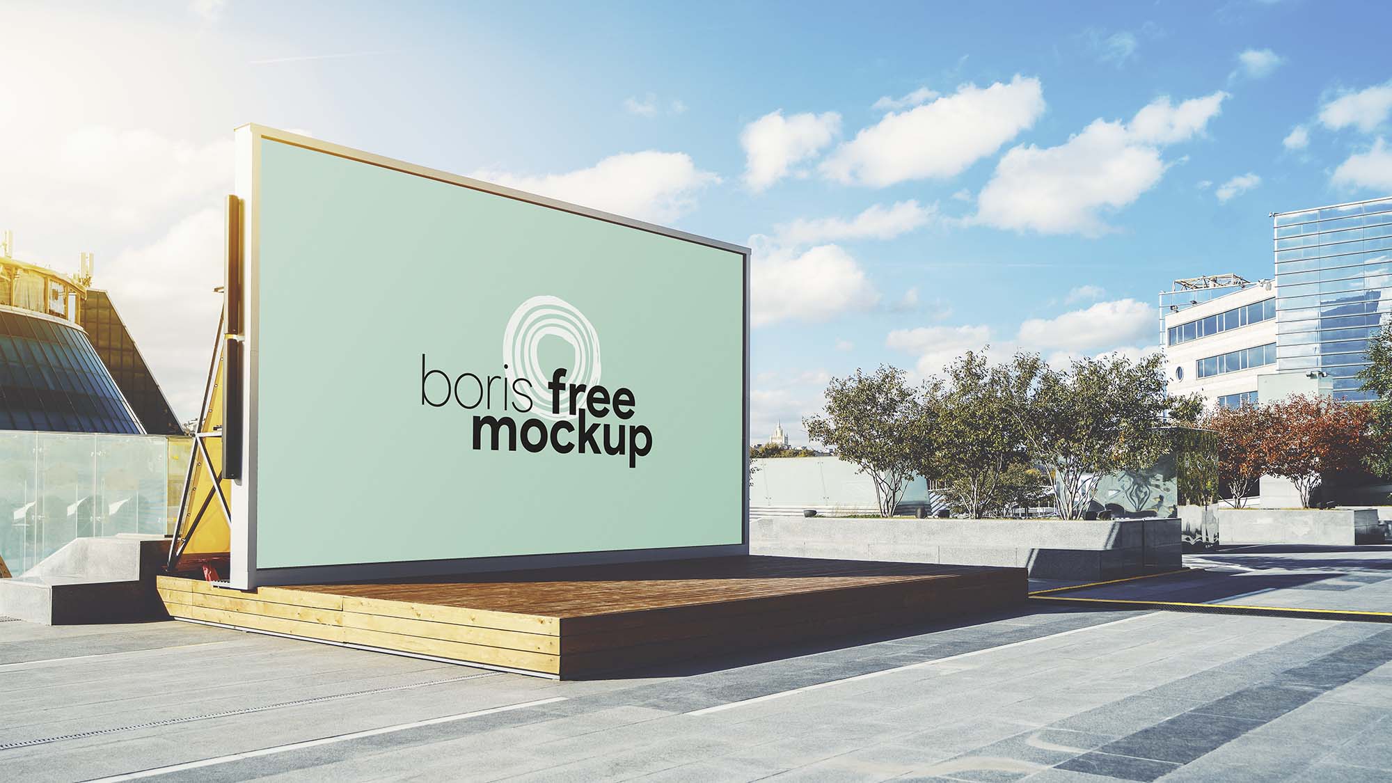 New Outdoor Backdrop Mockup