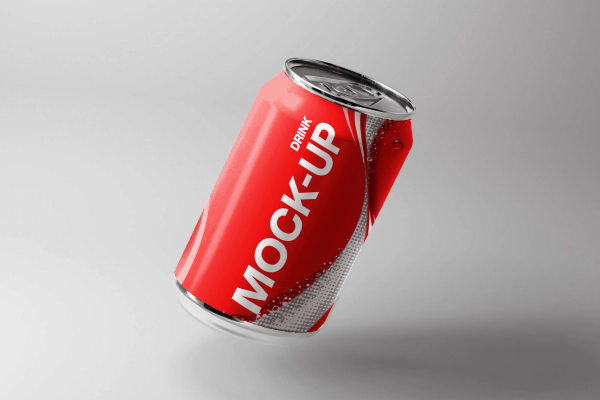 3D Bottle Can Mockup