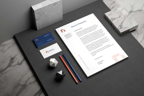 Minimalistic Stationery Mockup