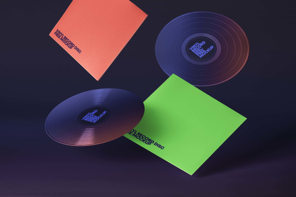 New Gravity Vinyl Mockup