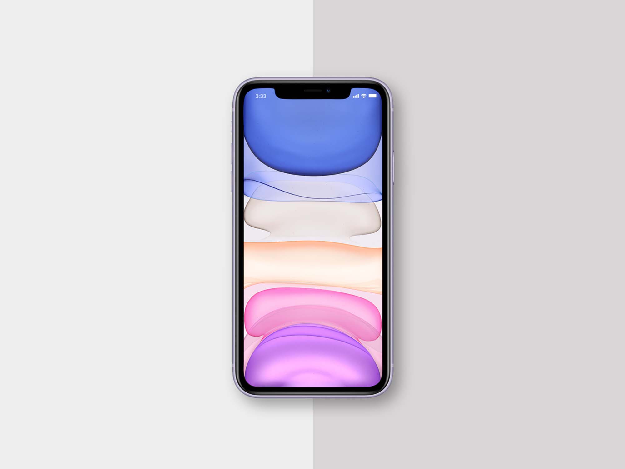 Classic Style iPhone 11 Mockup (free)