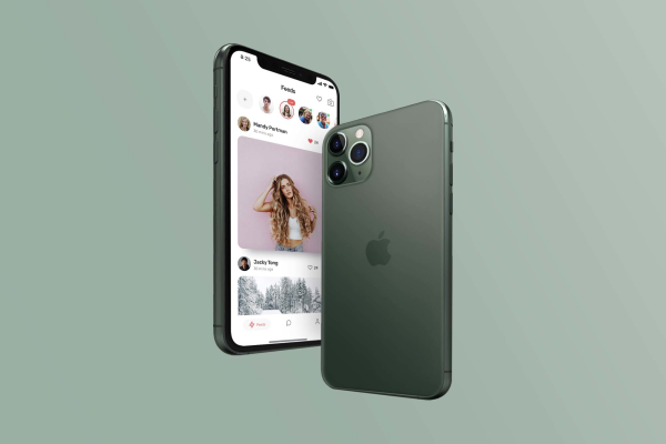 New Floating iPhone 11 Pro Mockup